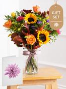 Autumn Charm Vase Gift Set
