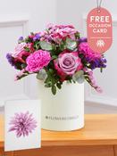 Purple Majesty Hatbox with Free Occasion Card
