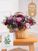 Father's Day Purple Majesty Basket with Free Occasion Card image
