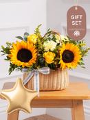 Sunflower Basket Gift Set