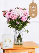 Sweetheart - Vase with Free Congratulations Card