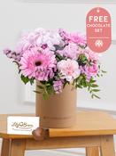 Thank You Sweetheart - Hatbox with Free Chocolate Set