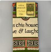 2pc Tea Towels - Celtic Peacock