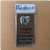 Clover Metal Magnet - Daughter Heart