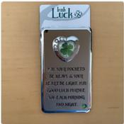 Clover Metal Magnet - Irish Luck Heart 2
