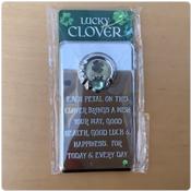 Clover Metal Magnet - Lucky Clover Claddagh