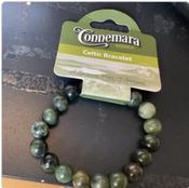 Connemara Marble - Big Bead Celtic Bracelet