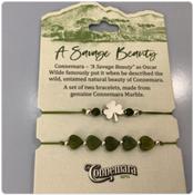 Corded Shamrock  Bracelet