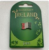 Crystal Flag Lapel Pin Ireland image