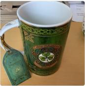 Cup - Celtic Tree of Life Straight Mug Shamrock
