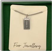 Fior Jewellery - Ogham Gra Silver Necklace