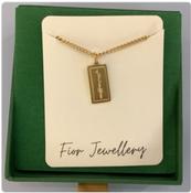 Fior Jewellery - Ogham Ireland Gold Necklace