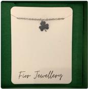 Fior Jewellery - Shamrock Silver Pendant Necklace image