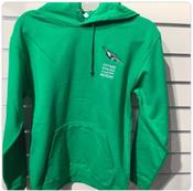 Foynes Museum College Hoodie - Kelly Green - XL