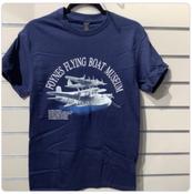 Foynes Museum Tee Shirt - Navy Blue Mayo Composite - XL image