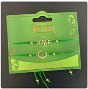 Friendship Bracelet Set - Claddagh &amp;amp; Shamrock