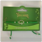 Friendship Bracelet w/ Claddagh Charm
