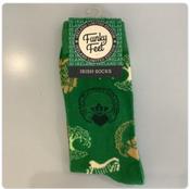 Funky Feet Socks - Harp/Tree/Claddagh