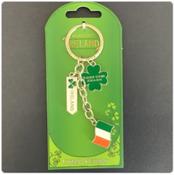 Keyring - Good Luck/Ireland Signpost/Flag