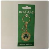 Keyring - Shamrock Spinner