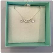 Knight &amp;amp; Day - Baguette Style Necklace Earring Set image