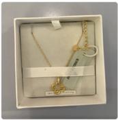 Knight &amp;amp; Day - Pink Box Clover Crystal Pendant