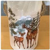 Led Lantern Reindeer Scene image