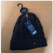 Man of Aran - Honeycomb Beanie Dark Grey