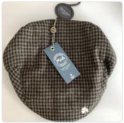 Man of Aran - Skelligs Island Cap Grey Houndstooth