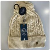 MOA - Cable Bobbin Beanie Oatmeal image