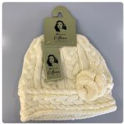 Maureen O’Hara Natural Aran Hat image