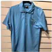 SALE Foynes Museum Polo Shirt - Sky Blue - M image