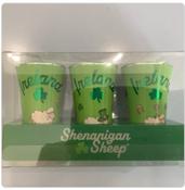 Shot Glass set of 3 - Shenanigan Sheep image