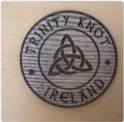 Wooden Coaster - Trinity Knot image