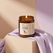 Letting Go – Scented Organic Soy Candle | Jasmine Sandalwood image
