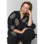 GOZZIP Vilde Blouse with sand embroidery