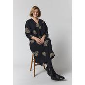 GOZZIP Else Sand Embroidered Dress