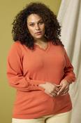 ZHENZI Burnt Orange Kogle Sweater image