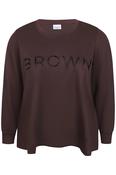 ZHENZI Brown Mya Sweatshirt image