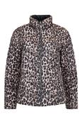 FRANDSEN Animal Print Reversible Jacket.