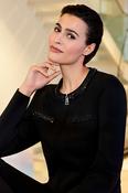 HABELLA Black Beaded Cardigan