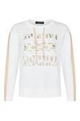 I'CONA Off White and Beige Sweater