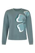 I'CONA Floral Motif Sweater.Colours available. image