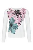 I'CONA White Daisy Print Top image