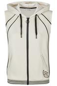 LEBEK Ivory Hooded Gilet