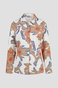 LEBEK Biscuit Print Polo Top image