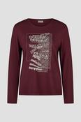 Lebek Dark Berry with Print Top image