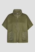 LEBEK Olive Cape Jacket image