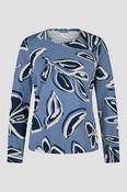LEBEK Denim Coloured Print Top