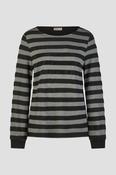 LEBEK Stripe Black Top image